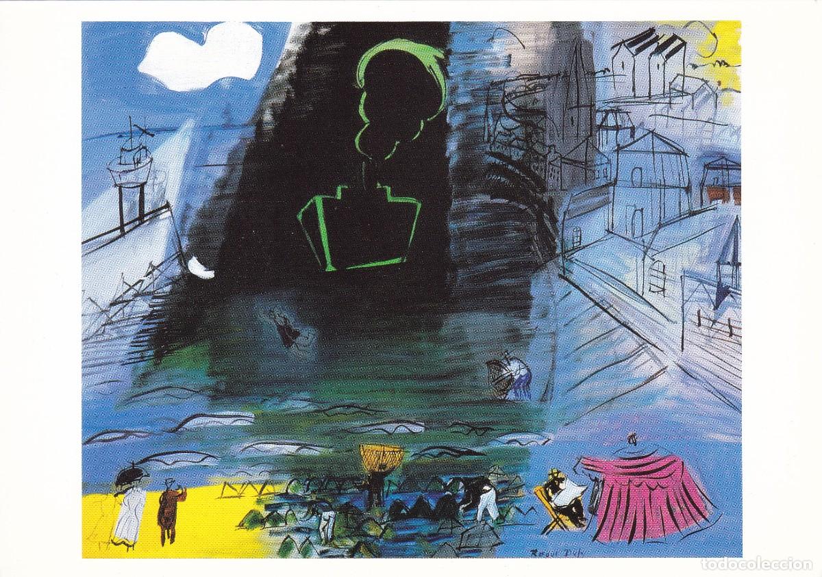 Cartes Postales: TARJETA D&Iacute;PTICO UNICEF. N&ordm; 1308. RAOUL DUFY. EL CARGUERO NEGRO