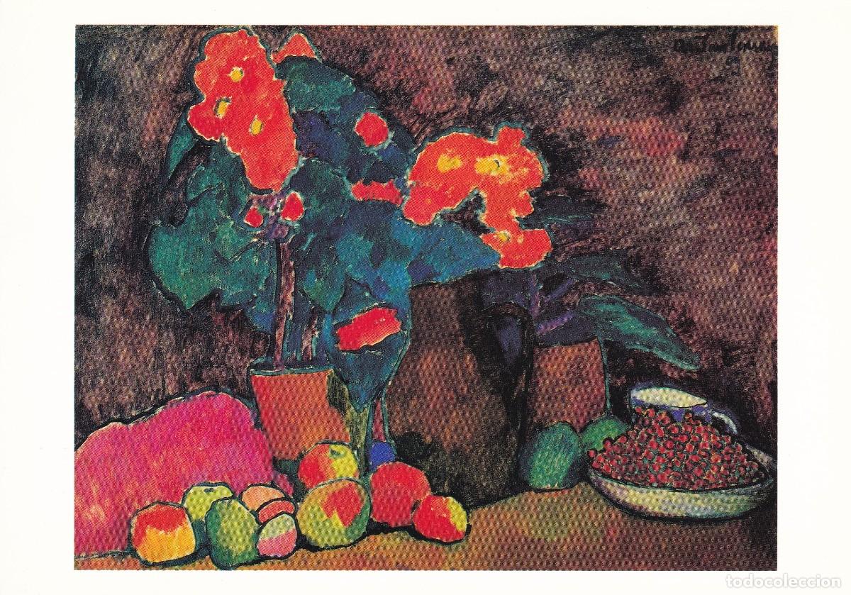 Postcards: TARJETA D&Iacute;PTICO UNICEF. N&ordm; 0307. ALEXEJ VON JAWLENSKY. NATURALEZA MUERTA