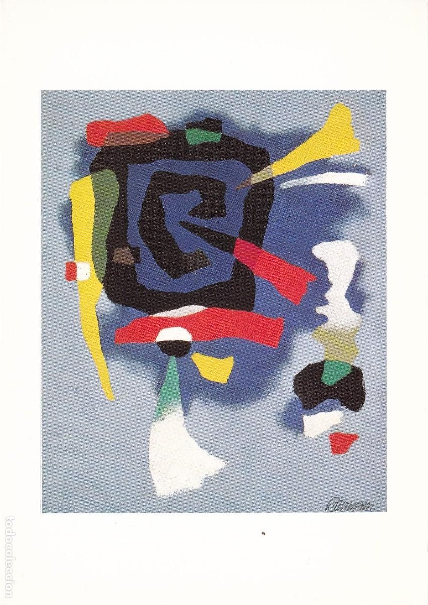 Postkarten: TARJETA D&Iacute;PTICO UNICEF. N&ordm; 0313. WILLI BAUMEISTER. BLUXAO VIII, 1955