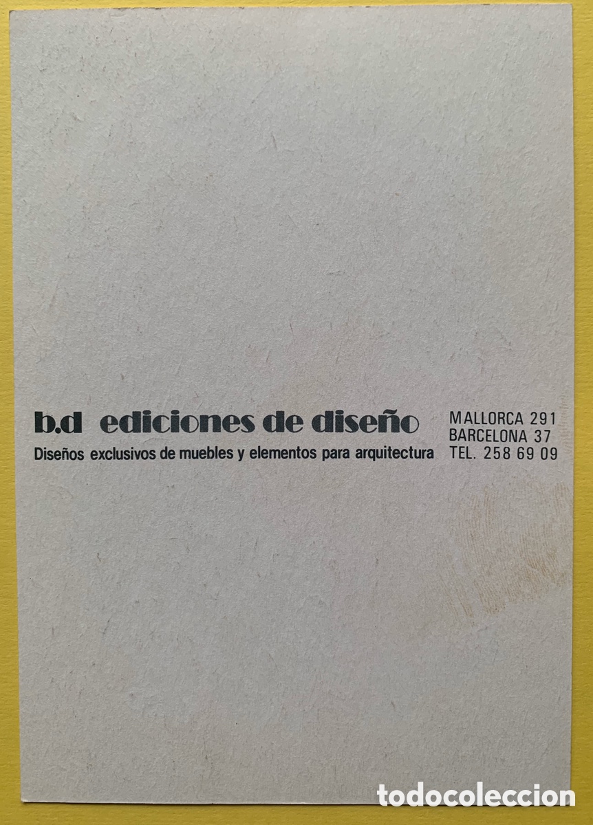 Postales: B.D. Ediciones de Dise&ntilde;o Postal - Foto 2