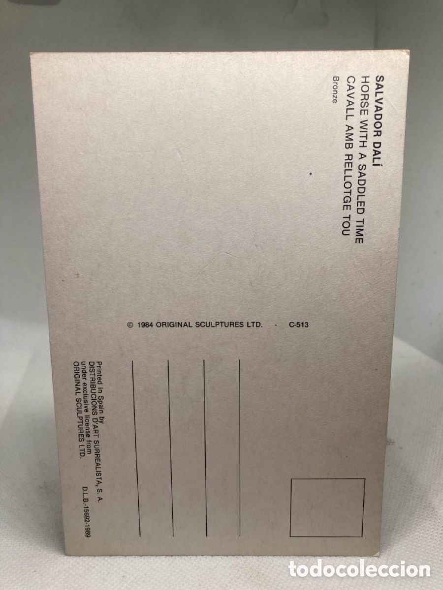 Postales: POSTAL SALVADOR DAL&Iacute; 1989 - Foto 2
