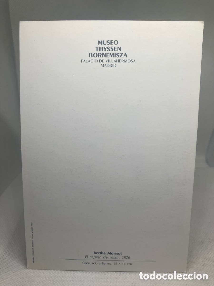 Postales: POSTAL MUSEO THYSSEN ARTE NUEVA 1992 - Foto 2