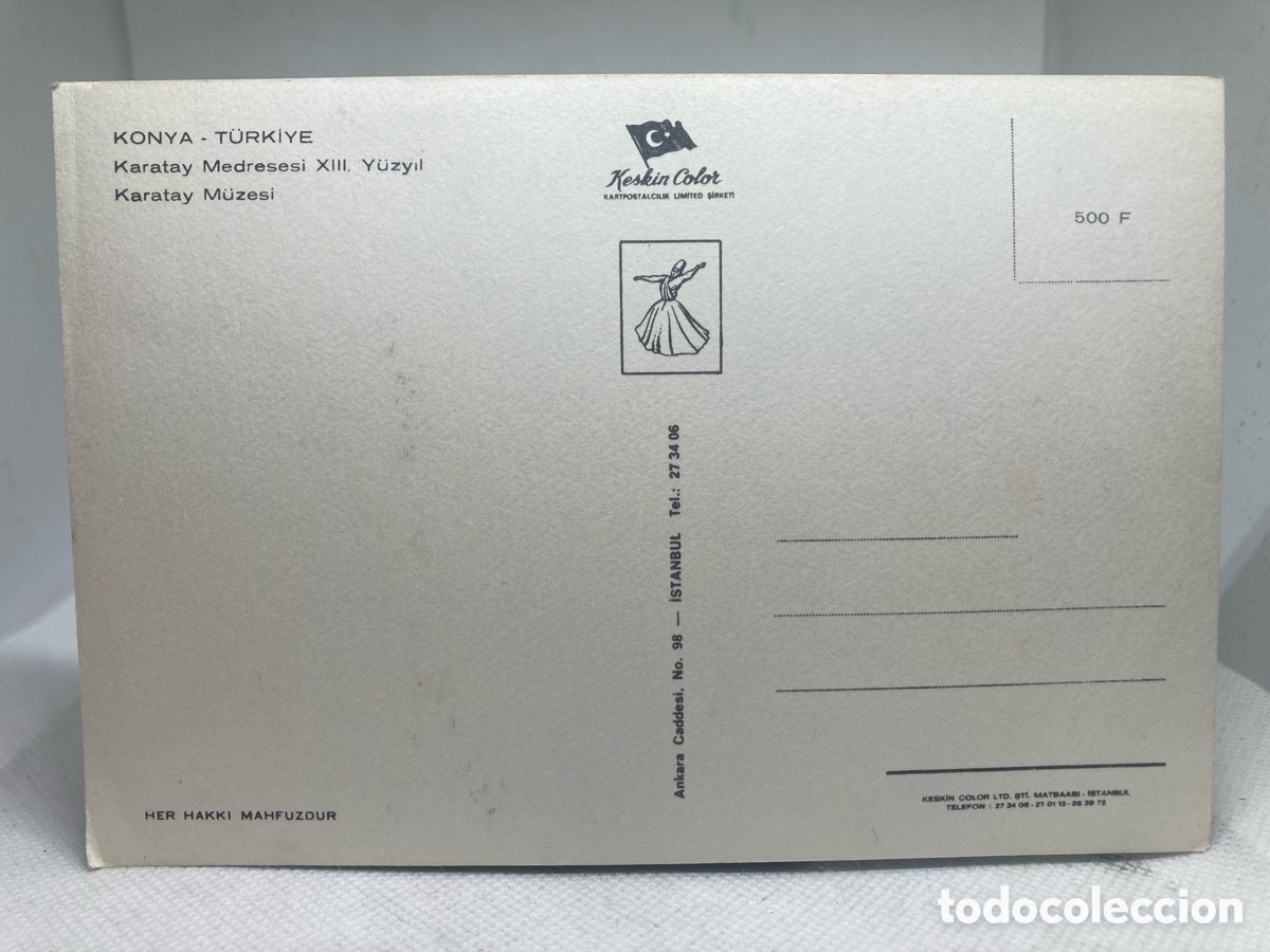 Postales: POSTAL TURQUIA. 1973 - Foto 2