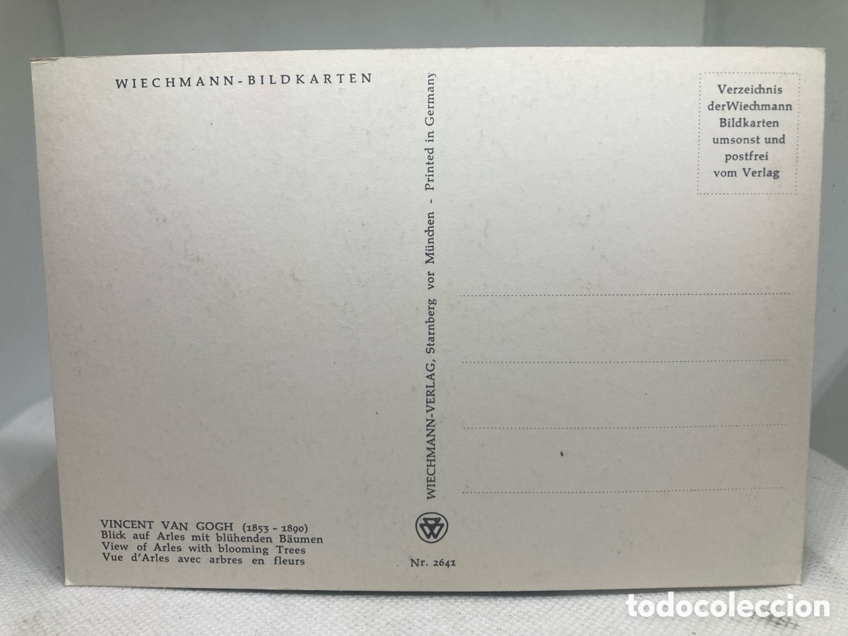 Postales: POSTAL VINCENT VAN GOGH 1968 - Foto 2