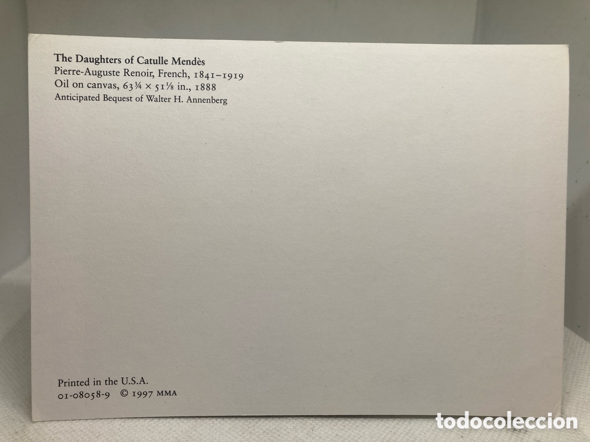 Postales: POSTAL RENOIR , 1997 - Foto 2