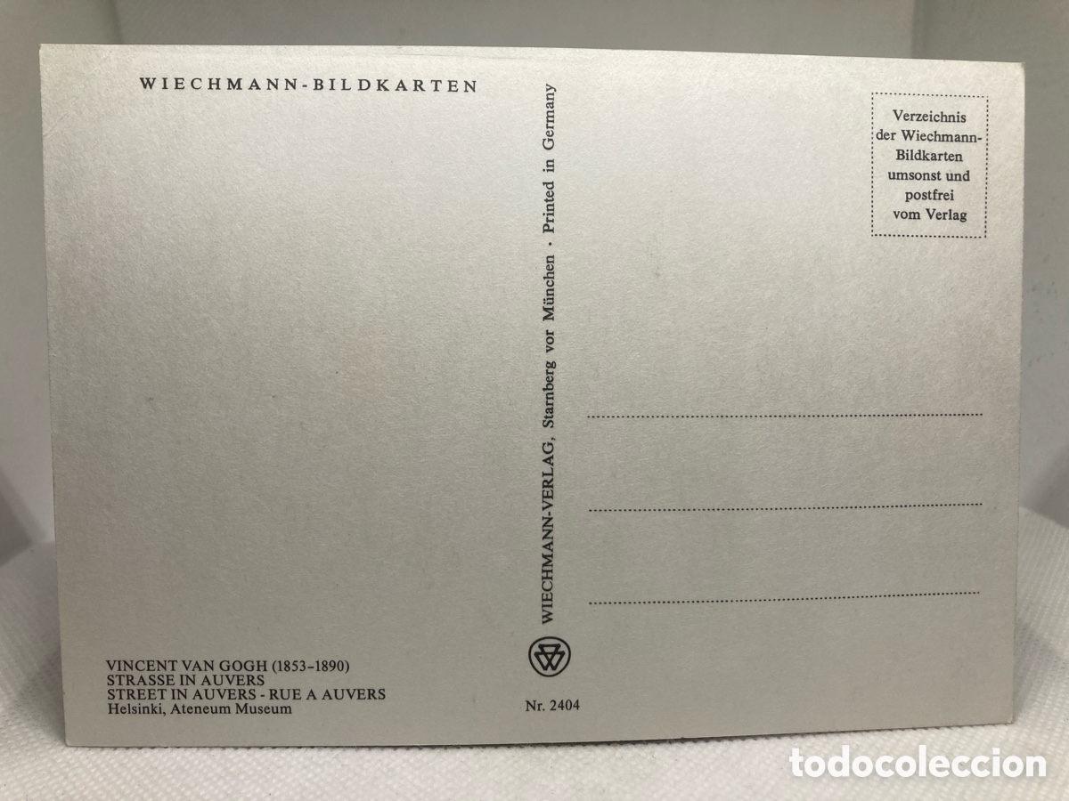 Postales: POSTAL VINCENT VAN GOGH - Foto 2