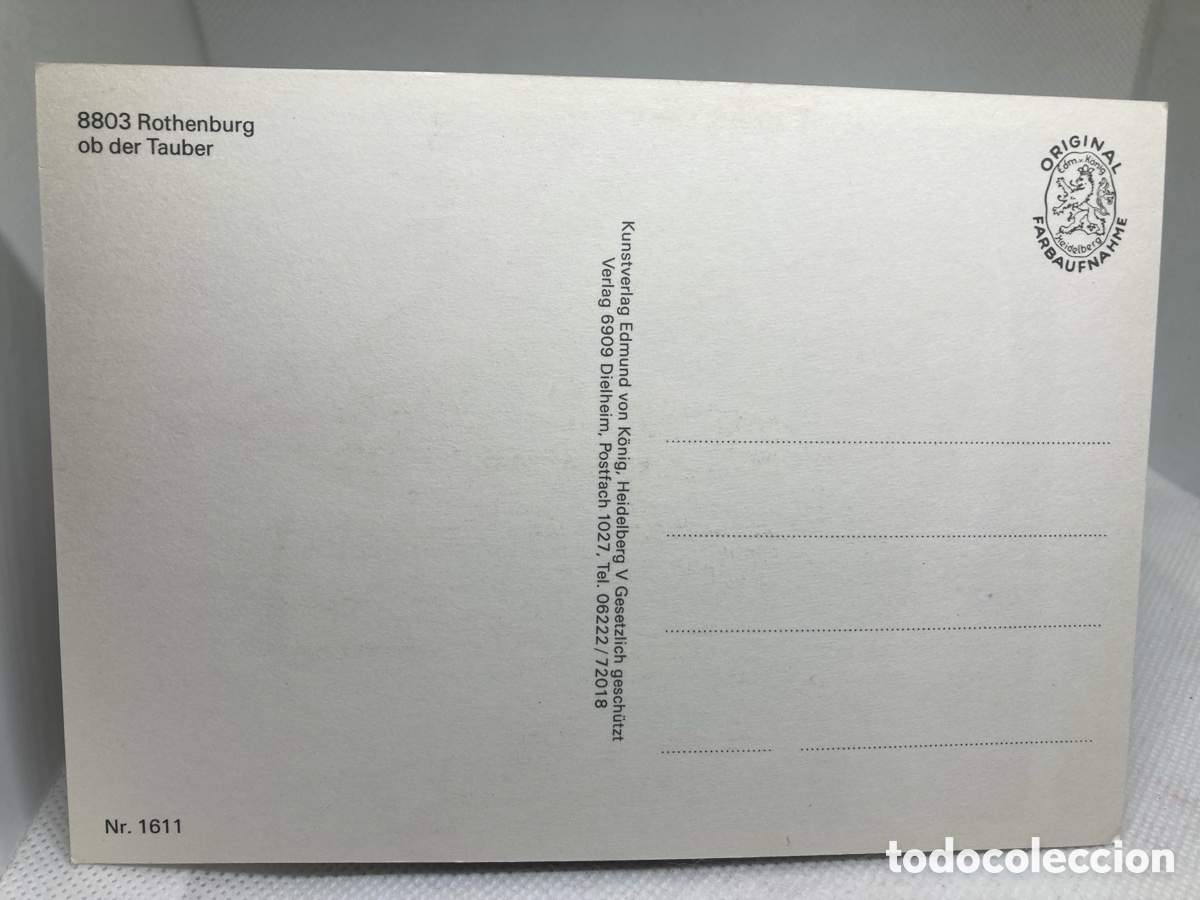 Postales: POSTAL ROTHENBURG - Foto 2