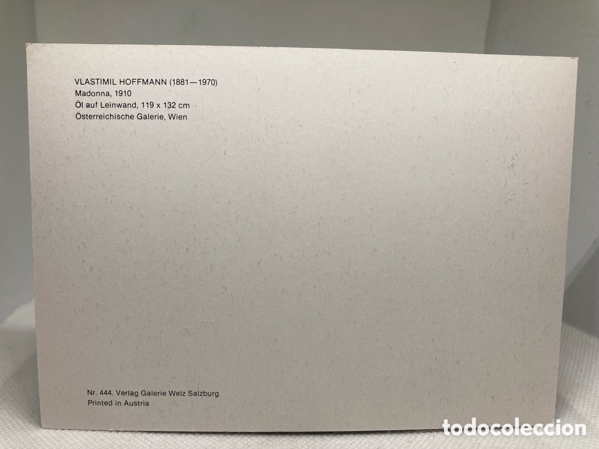 Postales: POSTAL VLASTIMIL HOFFMANN AUSTRIA 1985 - Foto 2