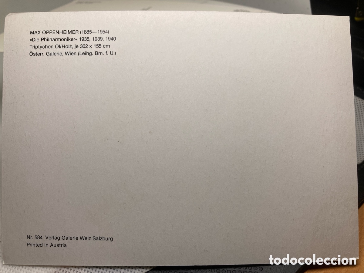 Postales: POSTAL MAX OPPENHEIMER - Foto 2