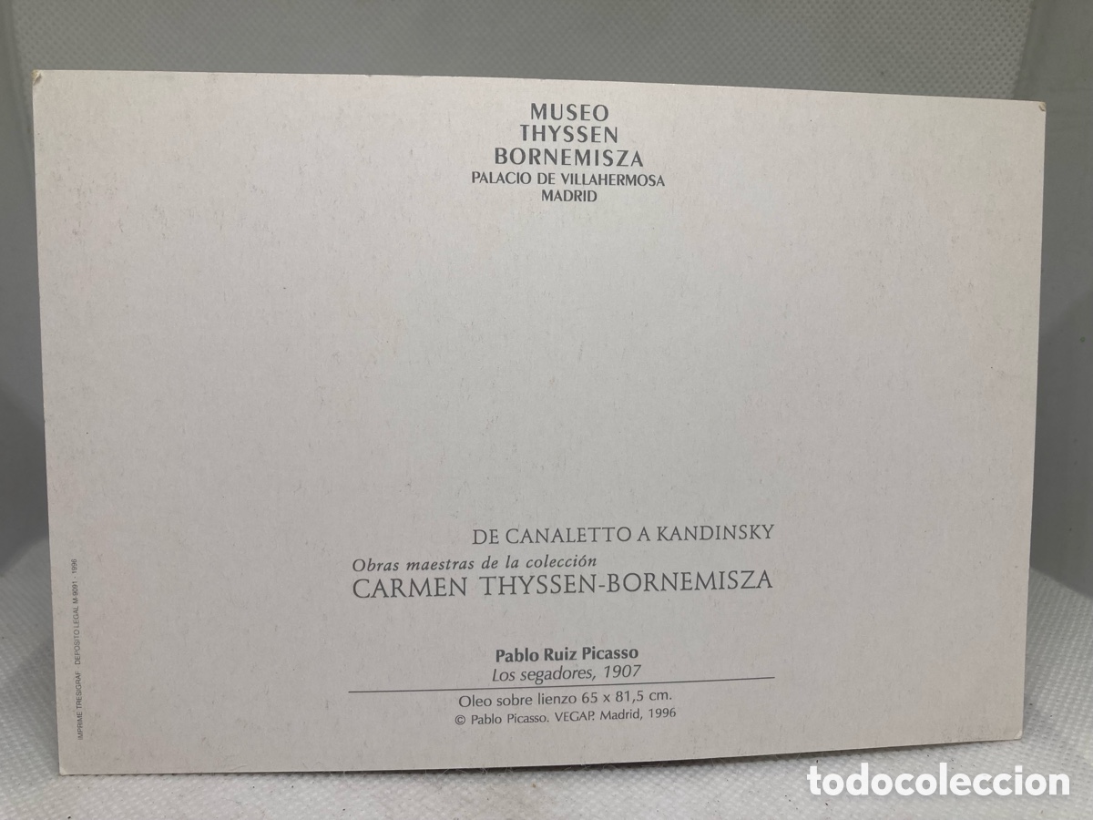 Postales: POSTAL THYSSEN 1996 - Foto 2