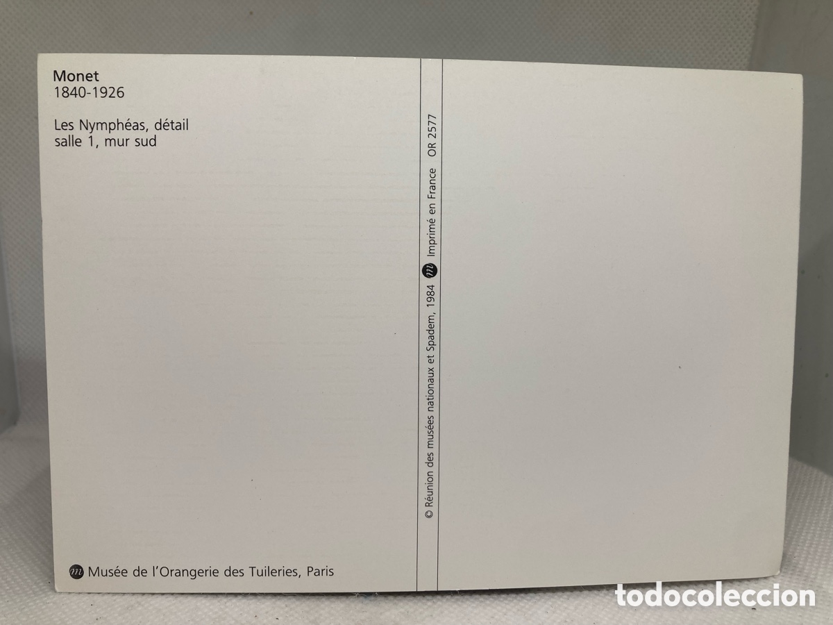 Postales: POSTAL MONET MUSEO DE PAR&Iacute;S - Foto 2