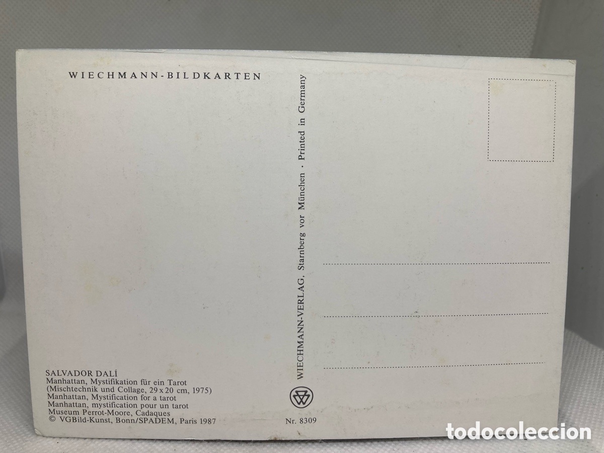 Postales: POSTAL SALVADOR DAL&Iacute; 1987 - Foto 2
