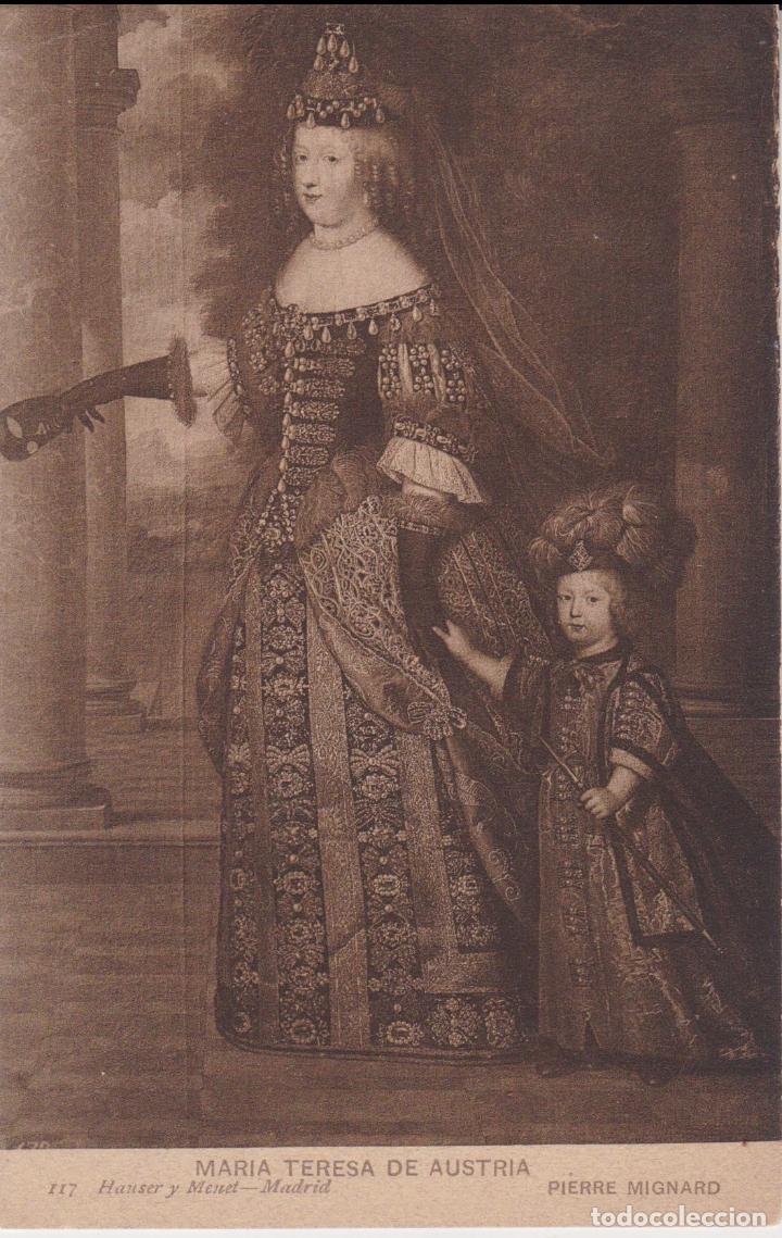 Cartoline: POSTAL DE LA OBRA DE PIERRE MIGNARD, MARIA TERESA DE AUSTRIA - HAUSER Y MENET 117 - S/C