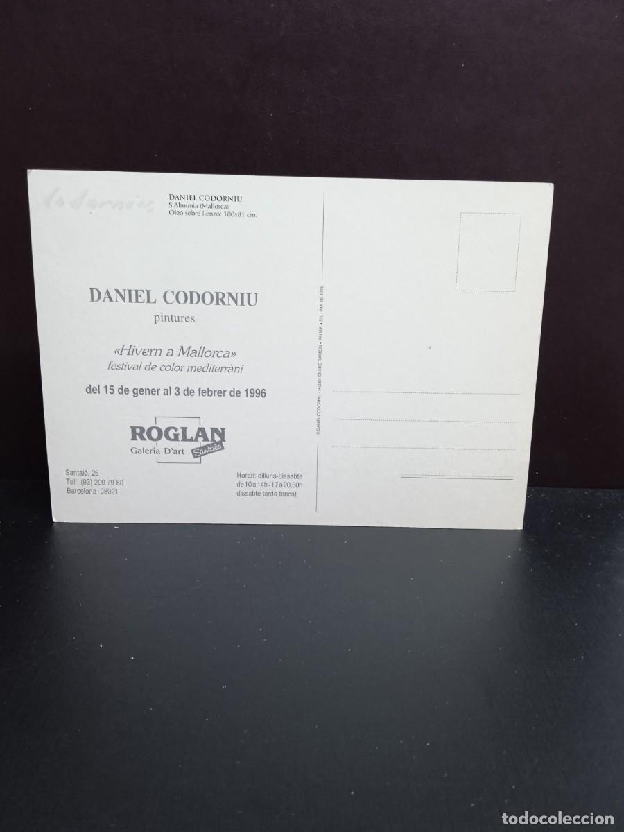 Postales: P859 Postal Daniel Codorniu Galer&iacute;a Roglan - Foto 2