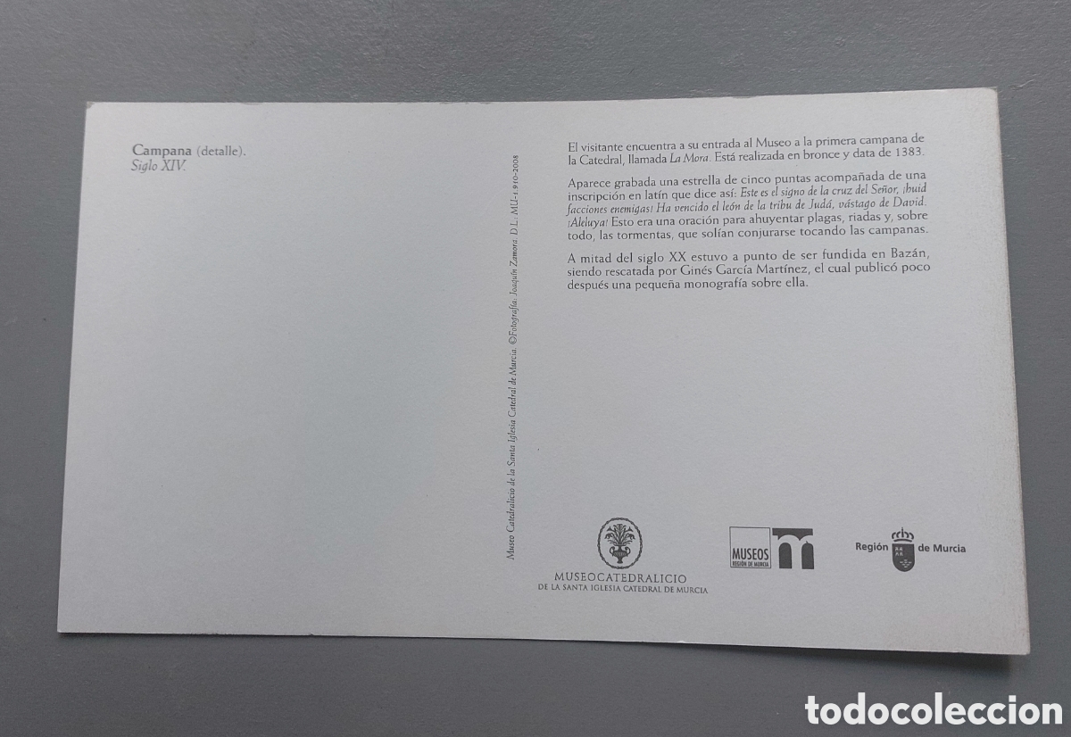 Postales: Postal Murcia campana catedral - Foto 2
