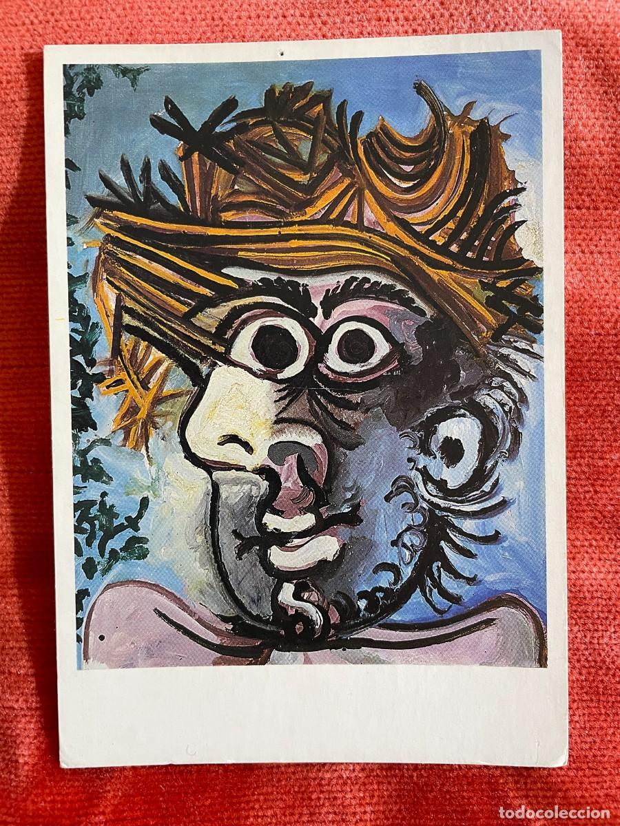 picasso. cabeza de hombre con un sombrero de pa - Compra venta en  todocoleccion