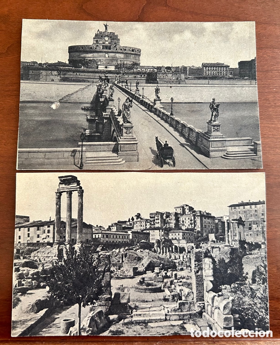 Postkarten: 9 ANTIGUAS TARJETAS POSTALES SIN CIRCULAR. E. RICHTER. ARQUITECTURA. ROMA. ITALIA