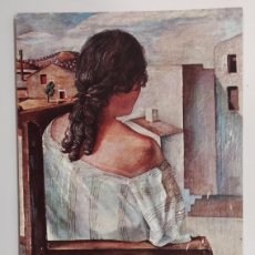 Cartoline: POSTAL SALVADOR DALI, MUCHACHA DE ESPALDAS (FRAGMENTO). MUSEO ARTE CONTEMPORANEO