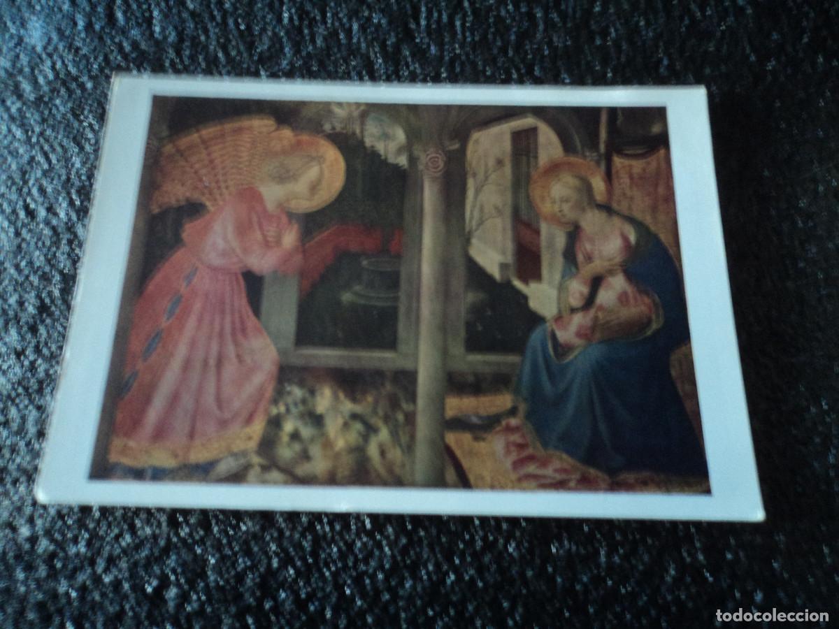 Postales: national gallery, 1100, fra angelico, the annunciation