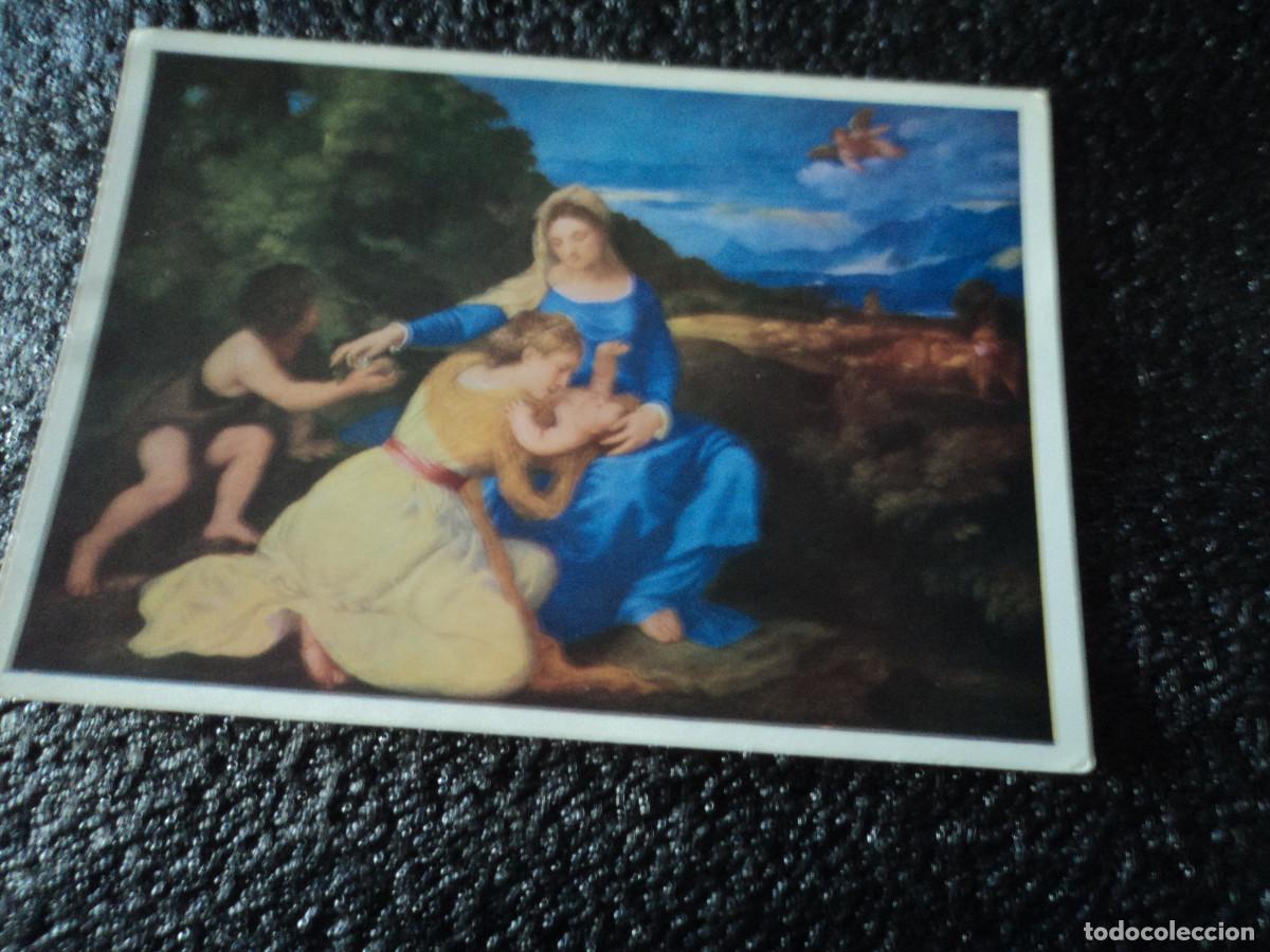 Postales: national gallery 1201, titian, madonna and child with