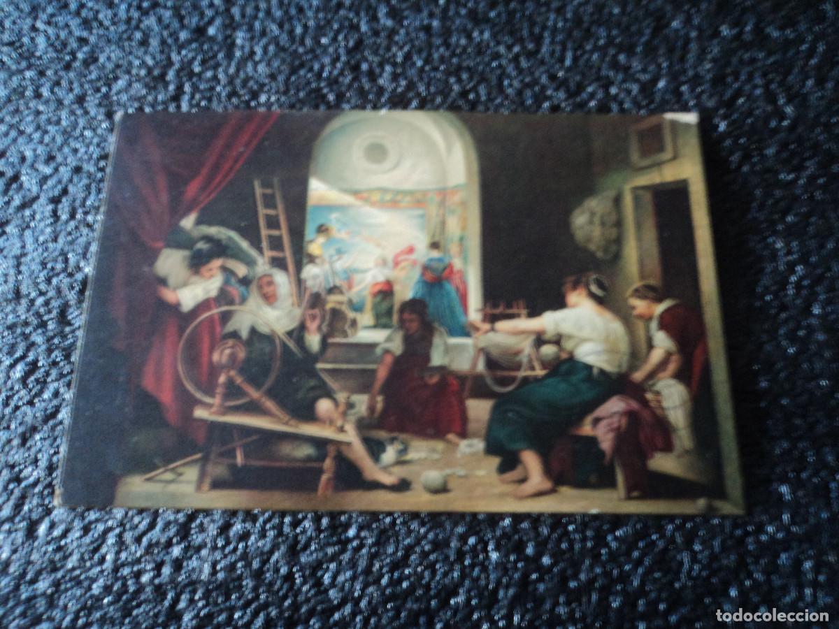 Postcards: velazquez, las hilanderas, ed. stengel, circulada