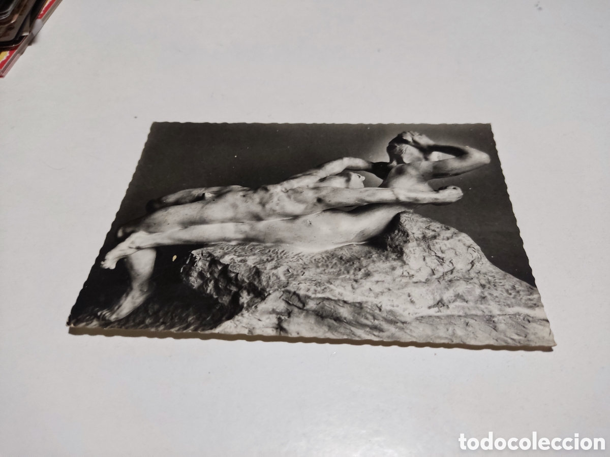 Postales: Postal desnudo escultura musee rodin fugit amor