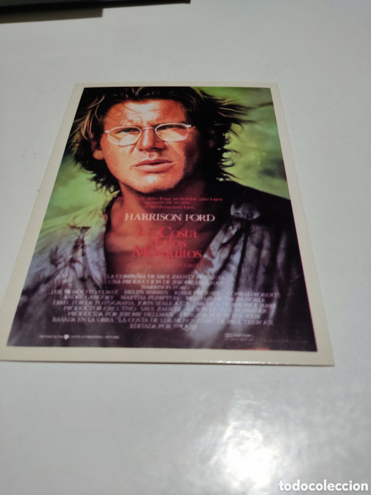Postales: Postal cine la costa de los mosquitos, Harrison Ford