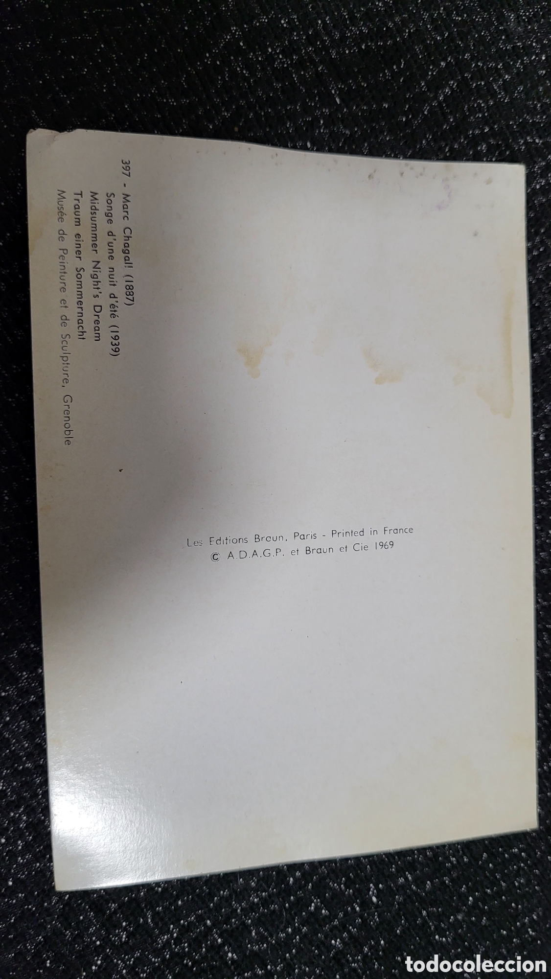 Postales: Tarjeta Postal Marc Chagall - Foto 2