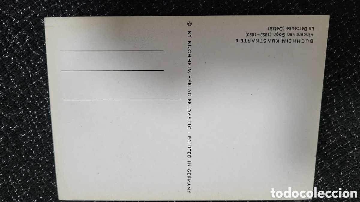 Postales: Tarjeta Postal Vincent Van Gogh - Foto 2