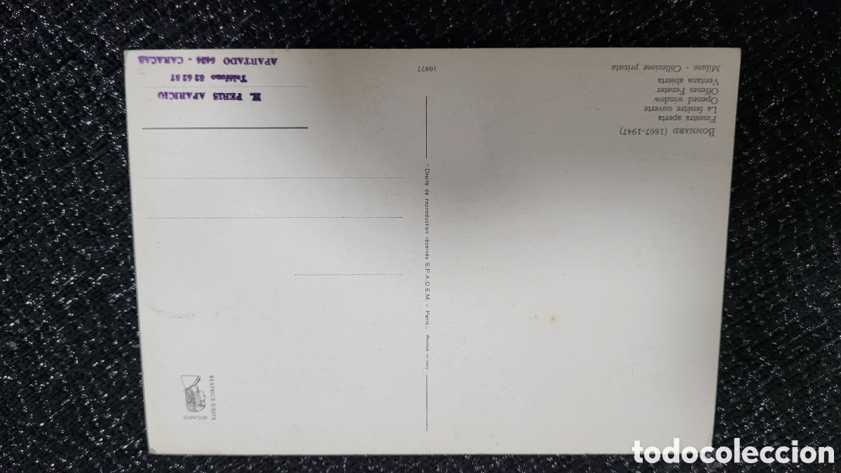 Postales: Tarjeta Postal Bonnard - Foto 2