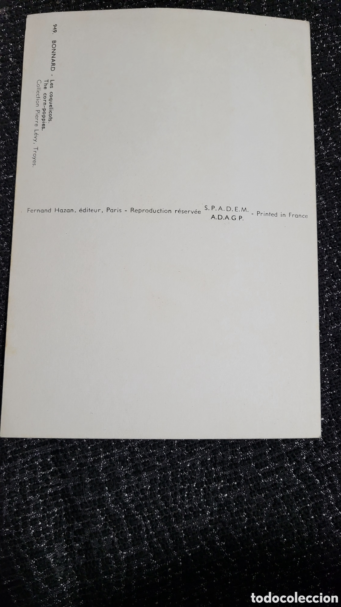 Postales: Tarjeta Postal Bonnard - Foto 2