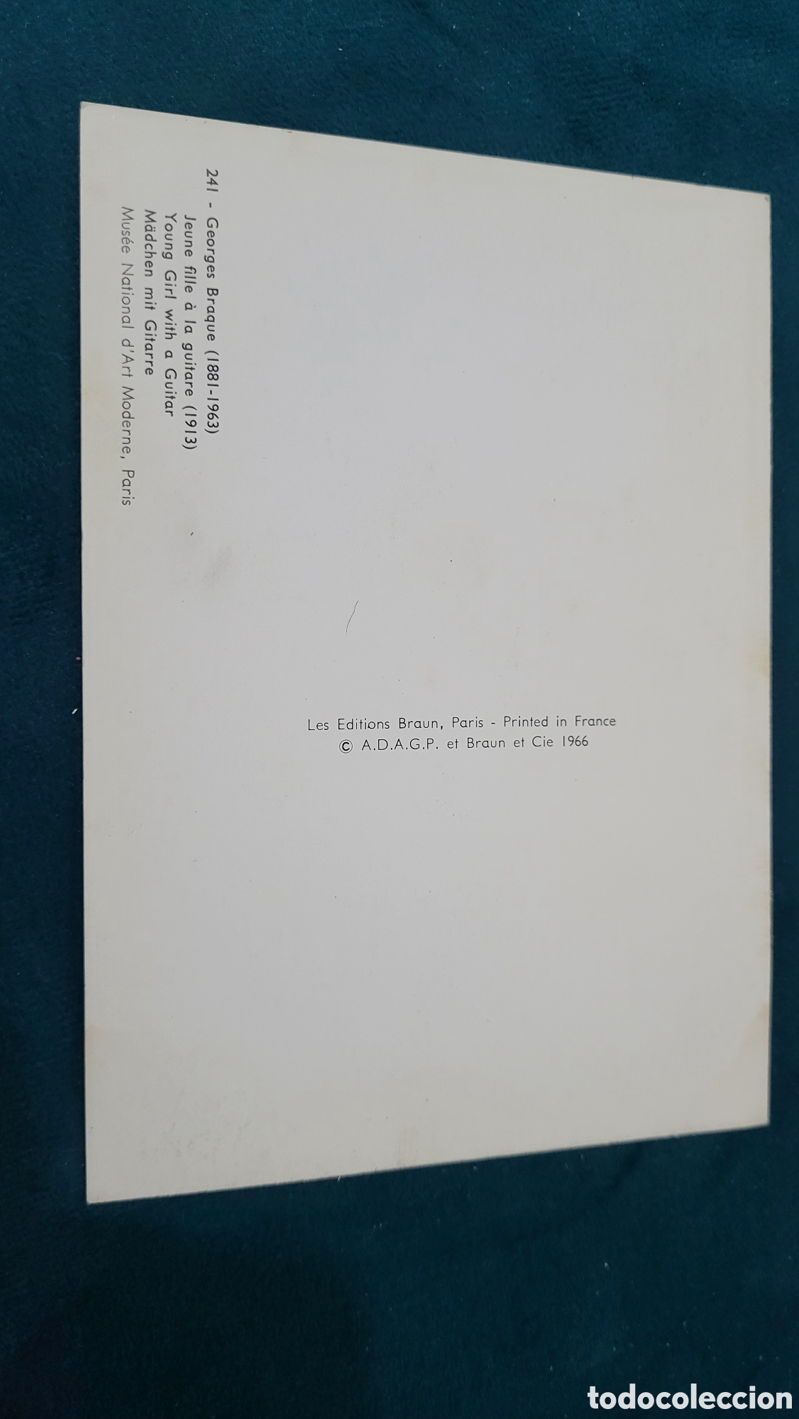 Postales: Tarjeta Postal Georges Braque - Foto 2