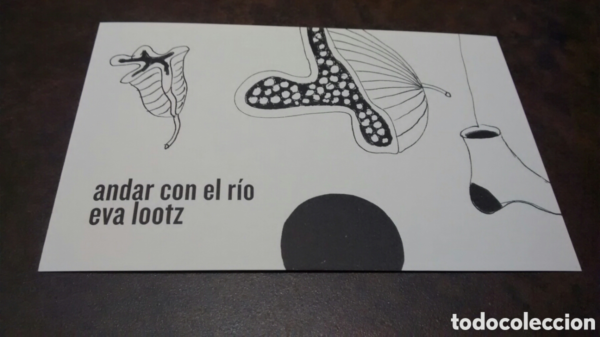 Postales: FORMATO POSTAL. EXPOSICION ANDAR CON EL RIO-EVA LOOTZ-FUNDACION SU&Ntilde;OL