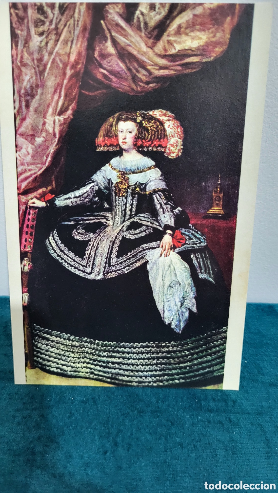 Postales: Tarjeta Postal La Do&ntilde;a Mariana de Austria Velazquez