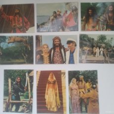 Cartoline: LOTE DE 9 POSTALES DE 1976. SERIE DE TV ”SANDOKAN”
