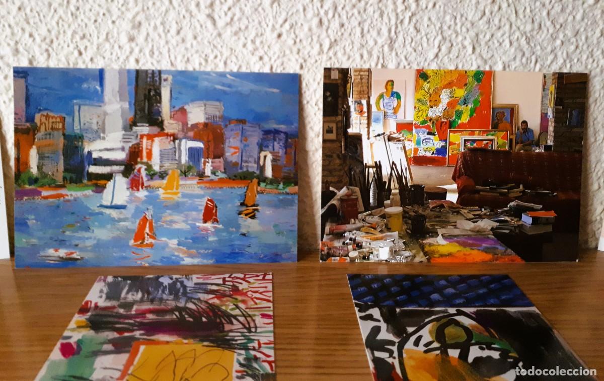 Postales: 2 Tarjetas de invitacion para Exposici&oacute;nes de Willy Ramos (detalle) - Foto 2