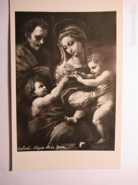 Postales: Rafael - Virgen de la Rosa - Foto 1