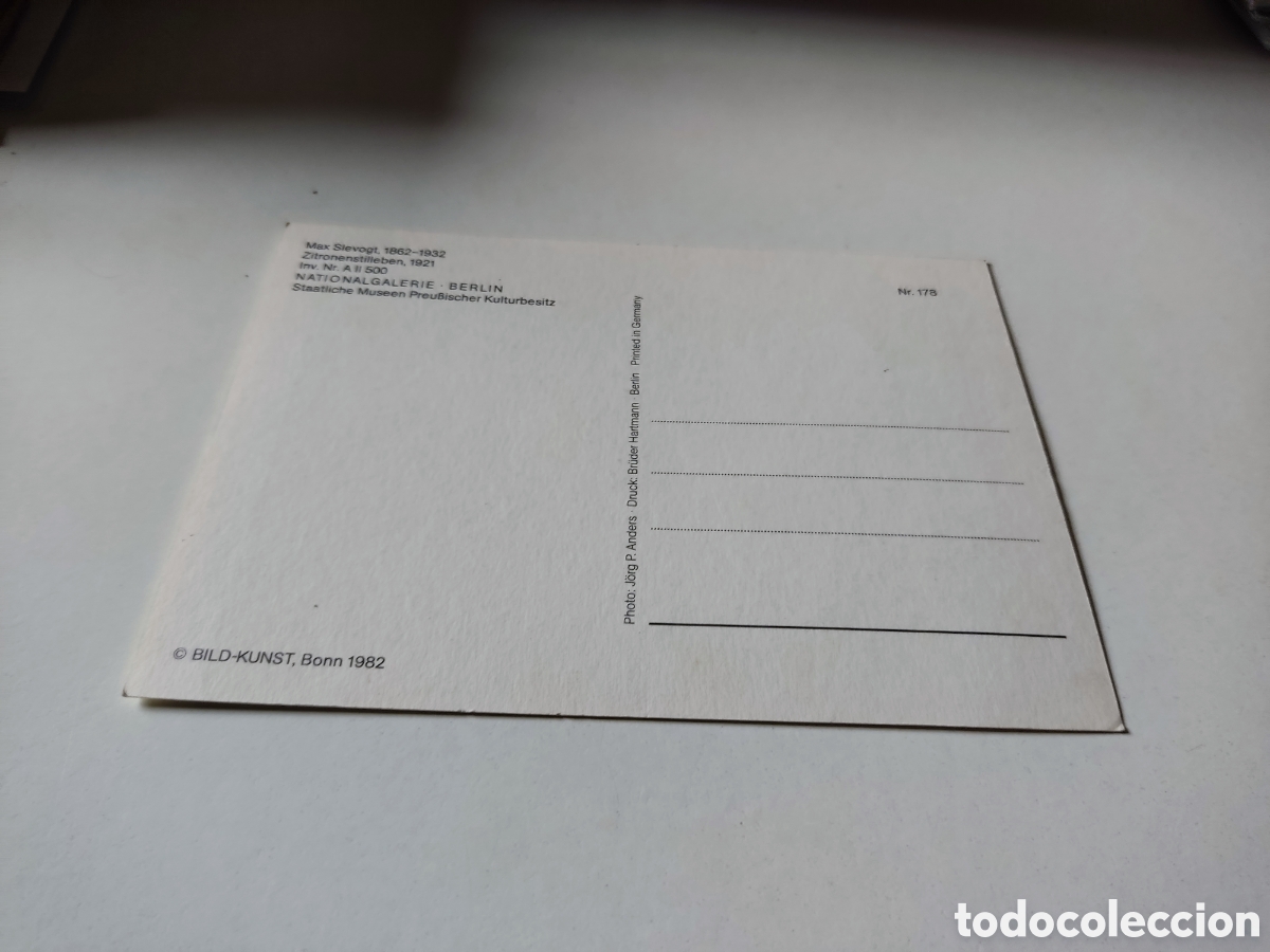 Postales: Postal Arte Max slevogt - Foto 2
