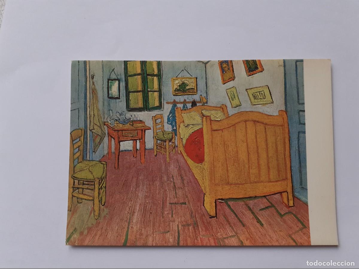Postales: POSTAL - VINCENT VAN GOGH EL DORMITORIO EN ARLES - S/C - Foto 1