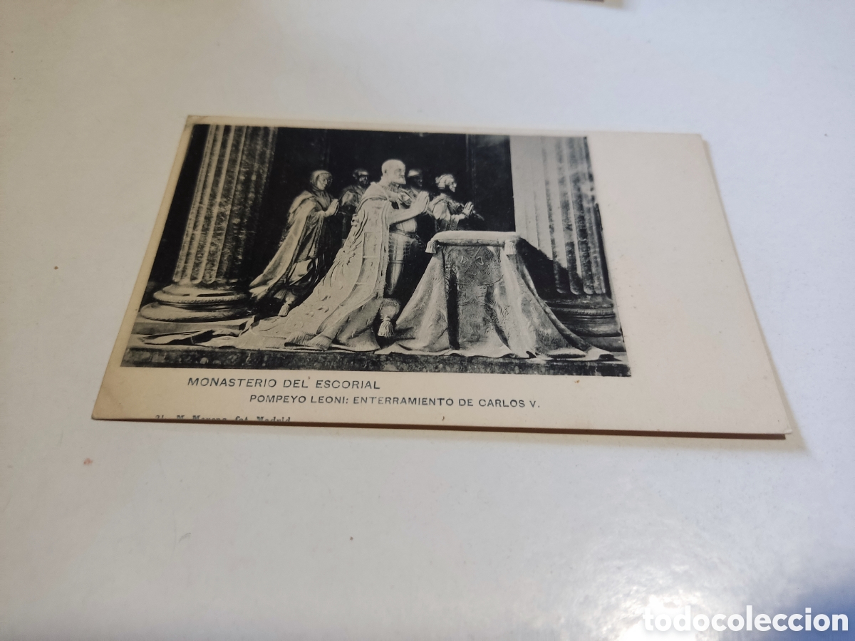 Postales: Postal antigua monasterio del escorial,pompeyo leoni