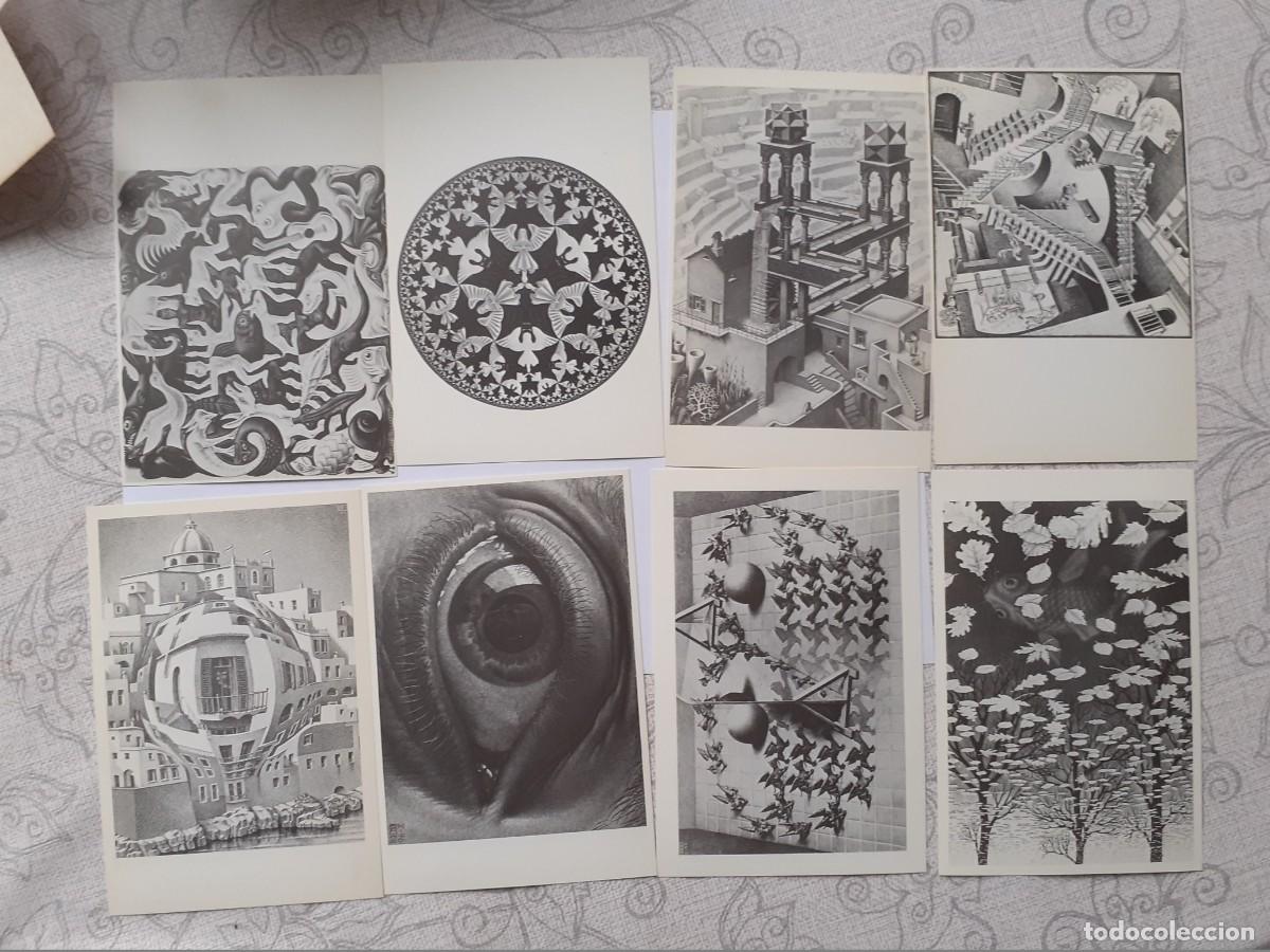 Postales: BLOC - POSTAL 8 POSTALES - M. C. ESCHER - Foto 4