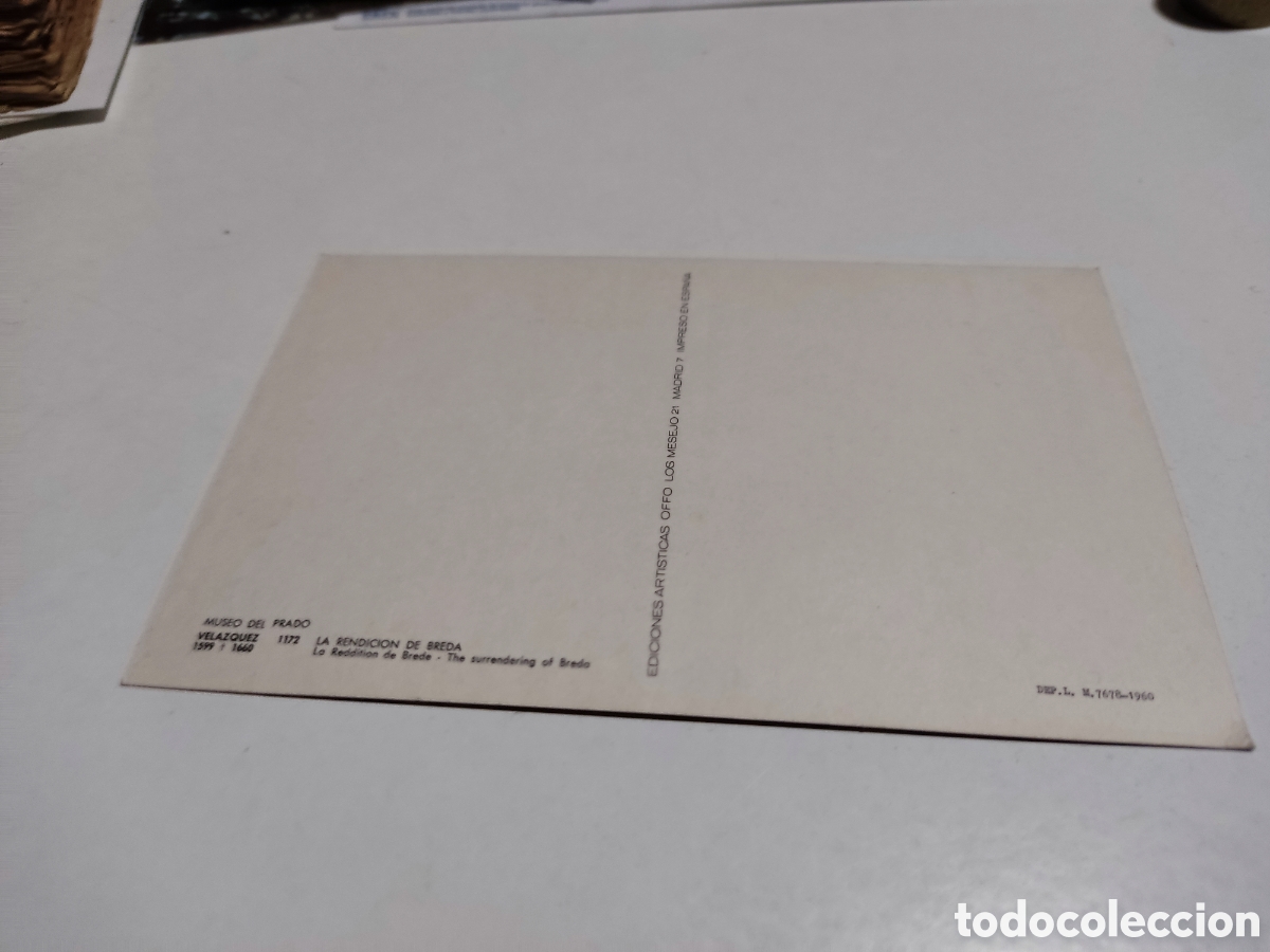 Postales: Postal Arte La bendici&oacute;n de breda - Foto 2