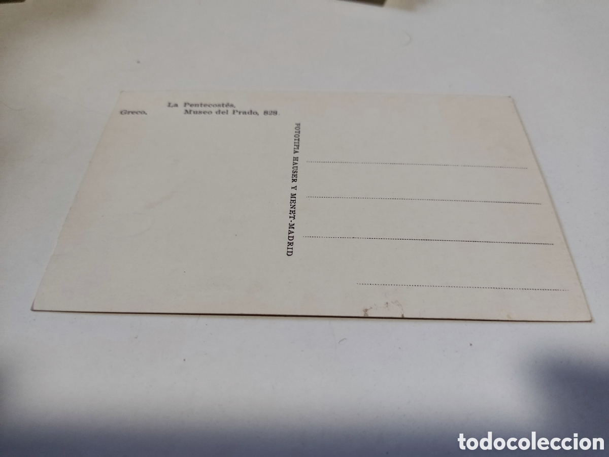 Postales: Postal Arte La Pentecost&eacute;s, greco - Foto 2