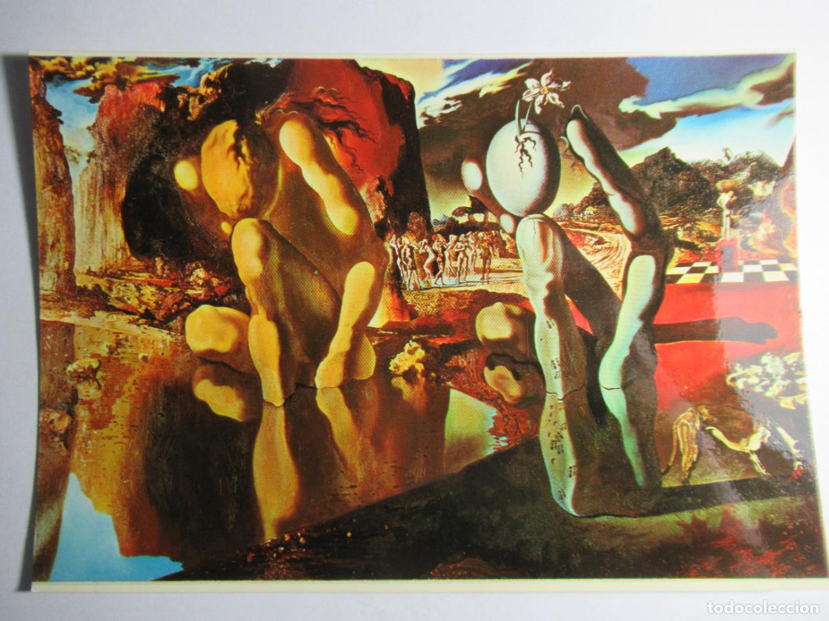Postales: Dal&iacute; - Metamorfosis de Narciso - Foto 1