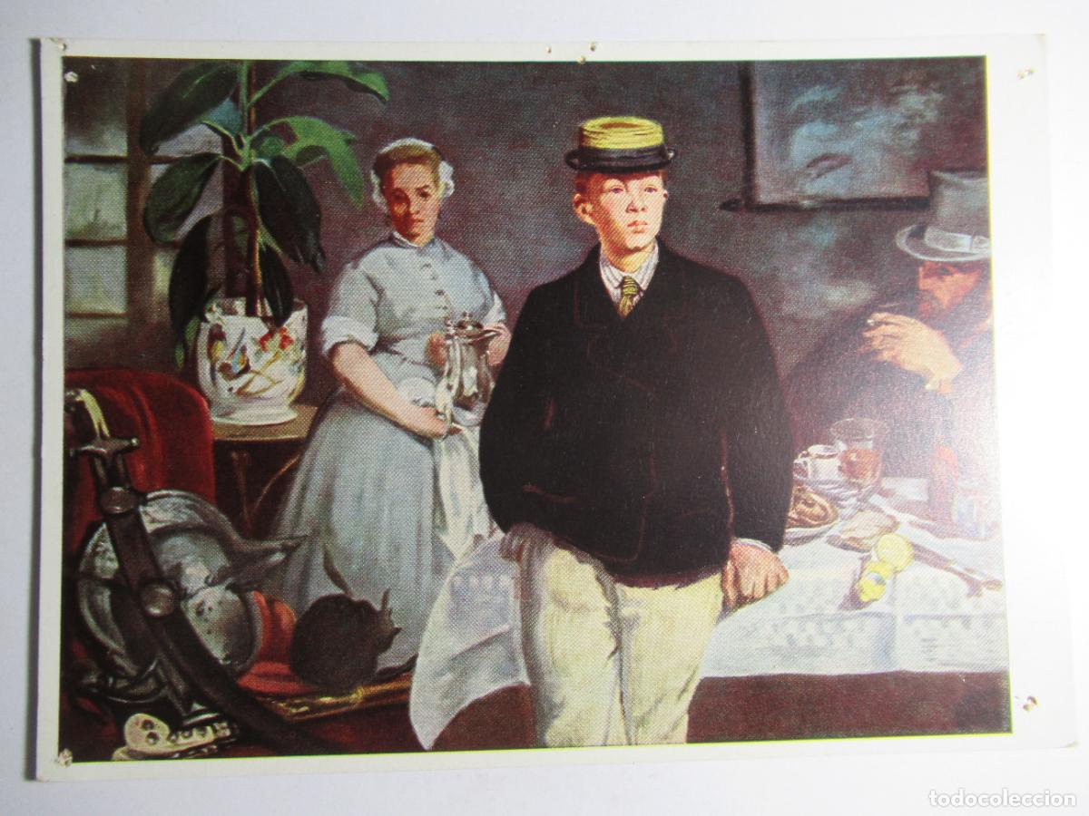 Postales: Edouard Manet - Agujeros de chincheta - Foto 1