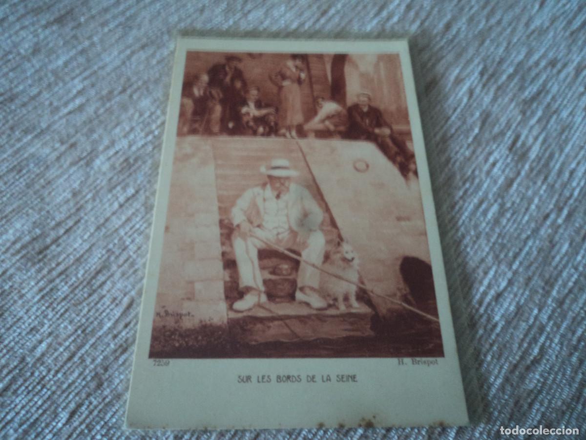 Cartes Postales: SUR LES BORD DE LA SEINE, H. BRISPOT, SALON DE PARIS