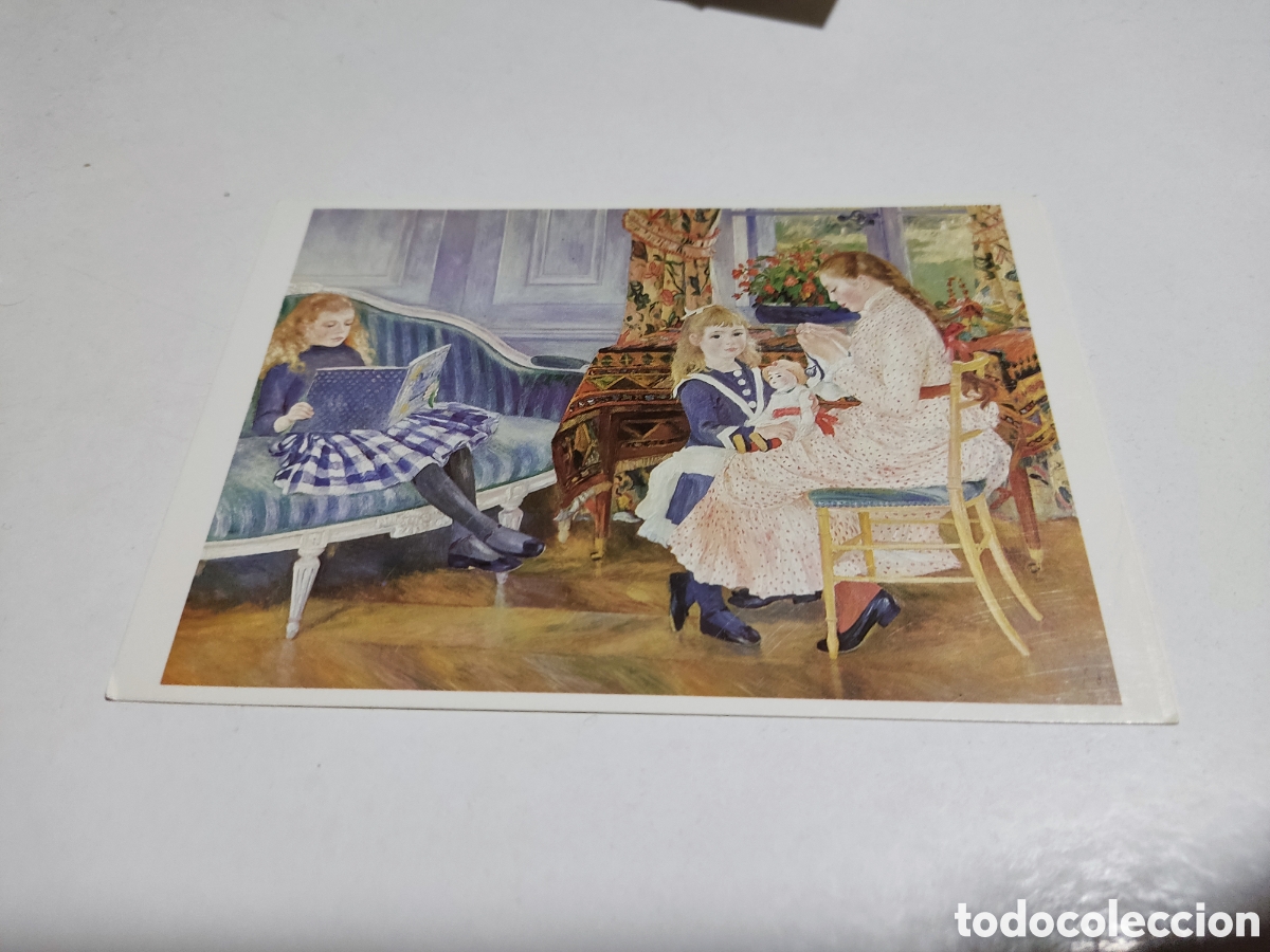 Postal Arte auguste Renoir