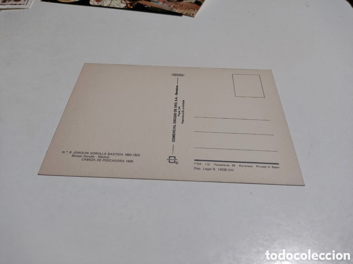 Postales: Postal Arte Joaqu&iacute;n Sorolla - Foto 2