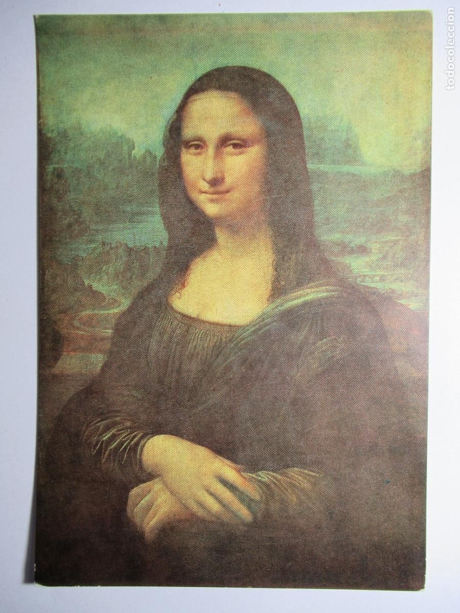 Postales: Leonardo Da Vinci - Mona Lisa - Mus&eacute;e du Louvre - Foto 1
