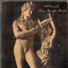 Postales: B/N S/C MUSEO BORGHESE ROMA APOLO APOLLO CON LIRA - 176 FOT. ALTEROCCA TERNI - P47